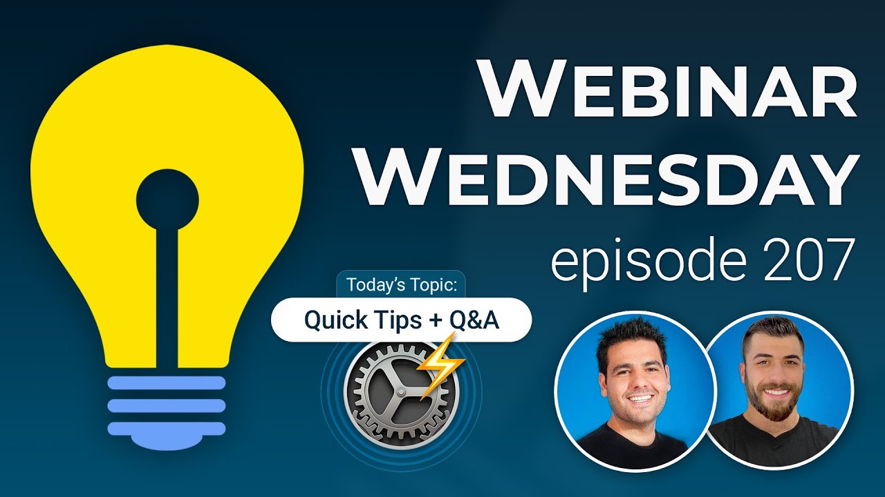 Key Website Metrics, Live Notifications & More ⚡️ Membership Tips - Webinar Wednesday 207