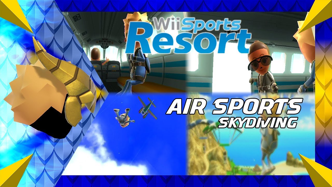 Wii Sports Resort - Air Sports: Skydiving