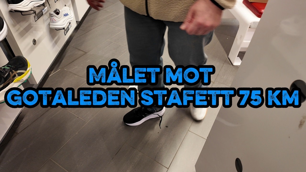 Målet mot Gotaleden Stafett 75km - nu kör vi - Del 1