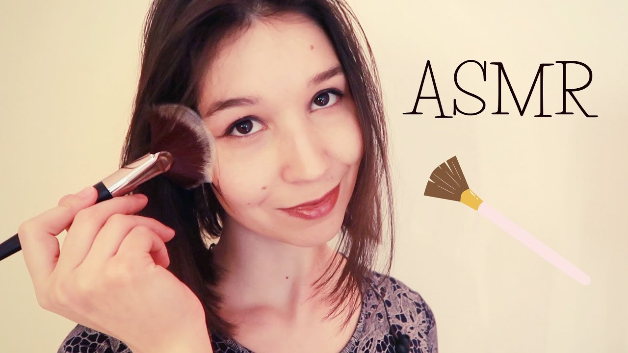 ASMR Français  💤Je caresse ton visage 🥱 PINCEAUX (brushing et attention personnelle)