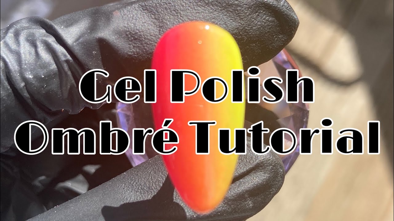 HOW TO OMBRE | with gel polish | nail art tutorial video MAGPIE BEAUTY 🖤🖤