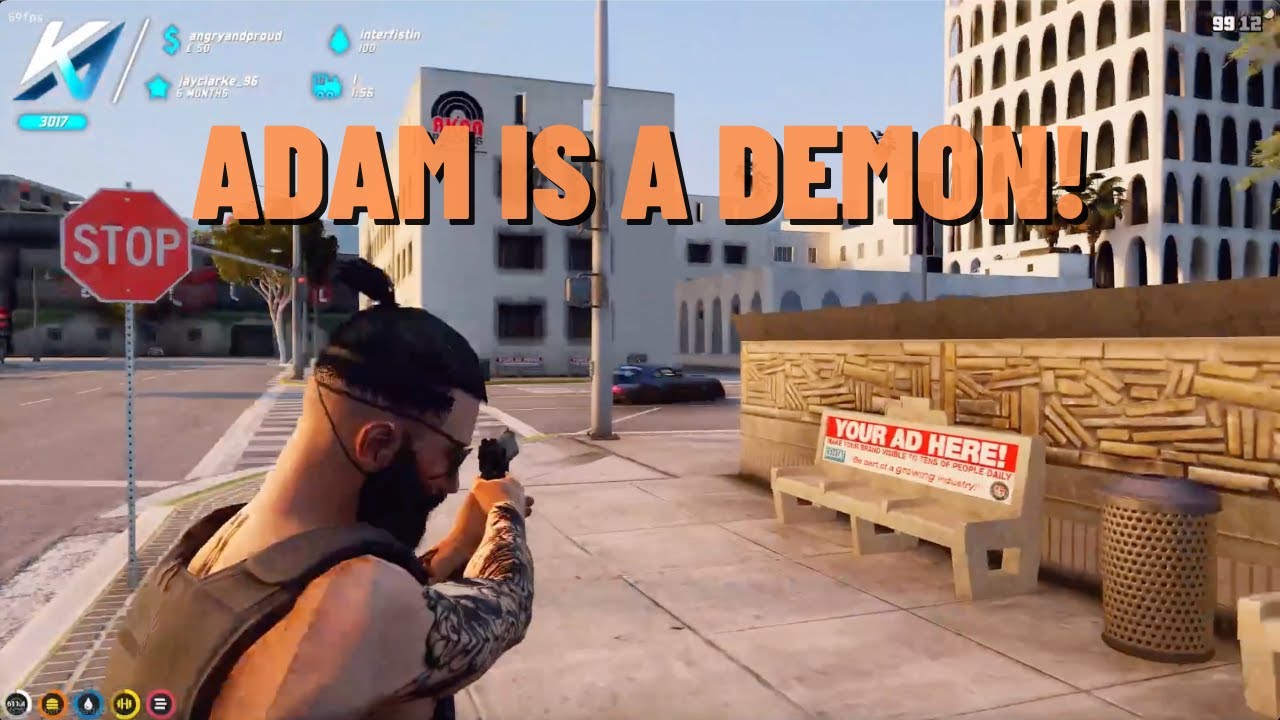 Adam ONE TAPS Perez with CRAZY SHOT! (Both POVs) | Mandem No Pixel 3.0