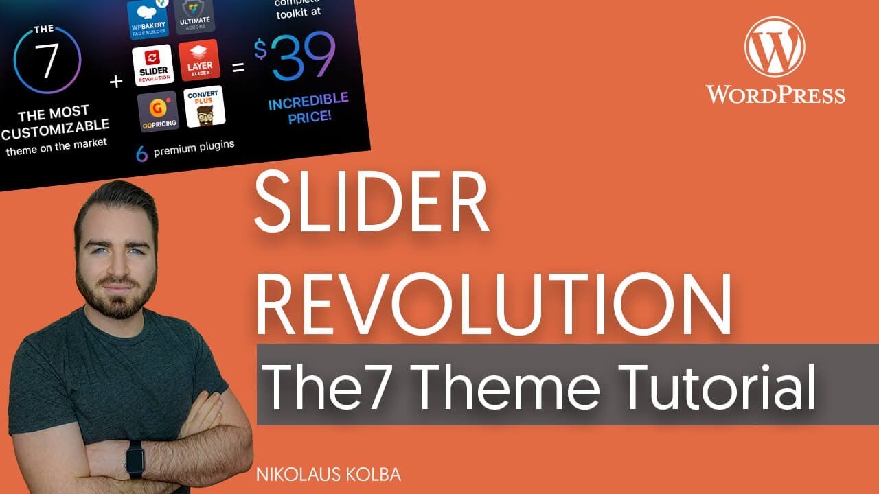 #5 The7 Theme Tutorial - Slider Revolution & The7 Theme
