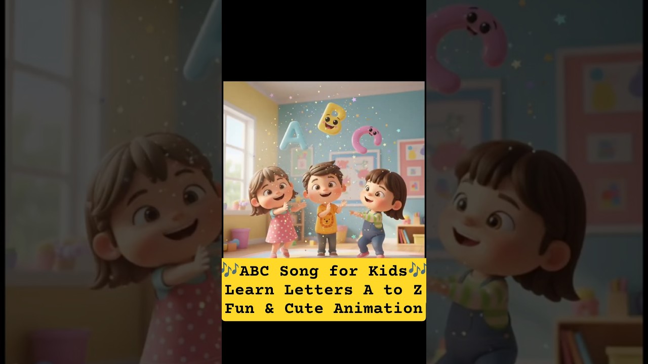 🎶 ABC Song for Kids 🎵 Learn Letters A to Z 🎶