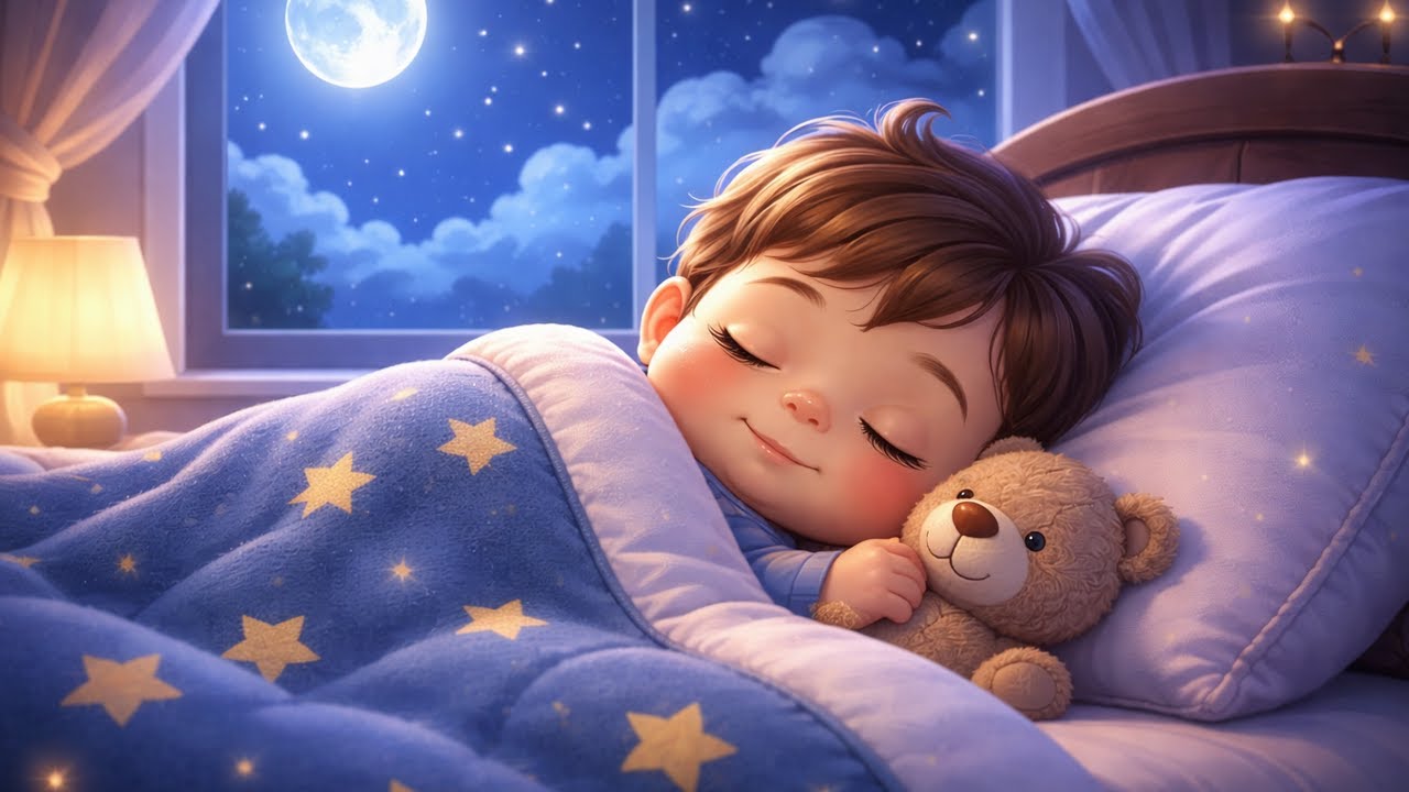 Sleep Instantly Within 5 Minutes ♫ Sleep Music for Babies ♫ Mozart Brahms Lullaby| 1 Hour 7 Minutes