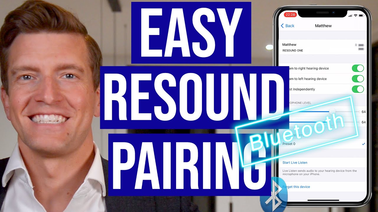 Resound Bluetooth Pairing: How to Pair Your Bluetooth Resound One Hearing Aids to Your iPhone