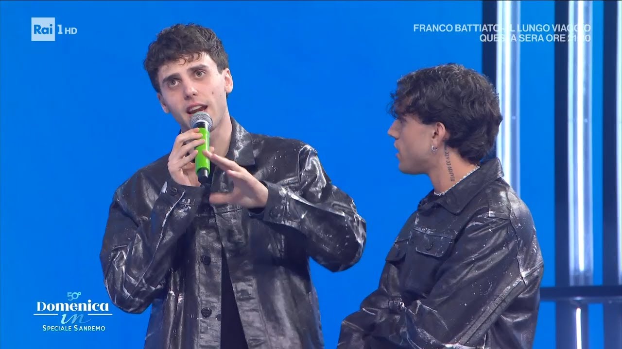 L'intervista di LDA e Aka 7even - Domenica In Speciale Sanremo 2026