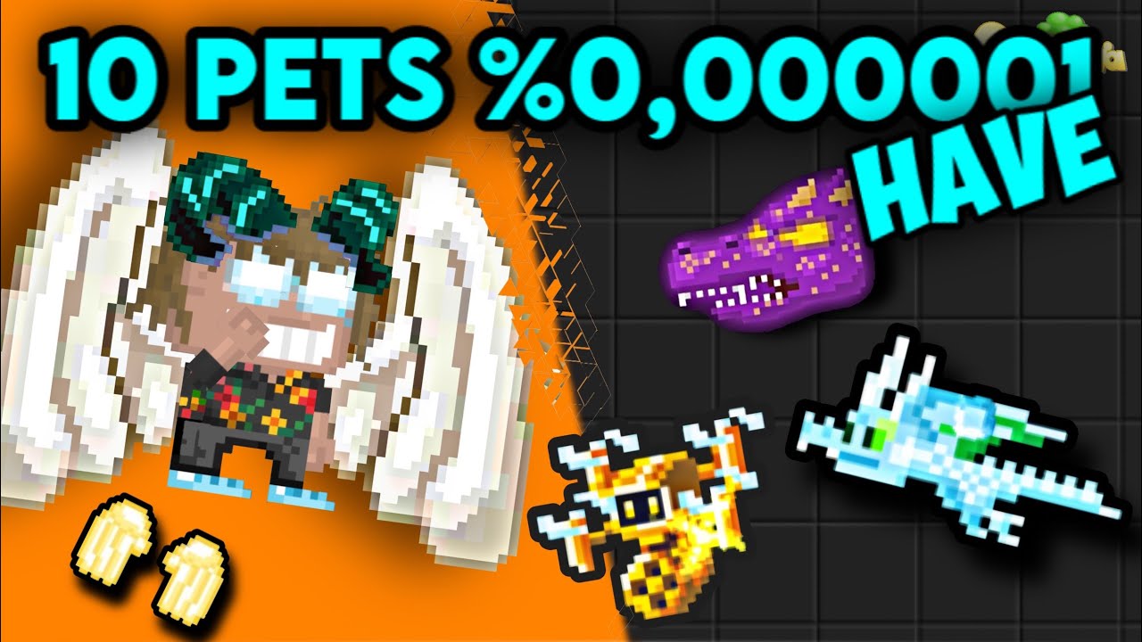 10 Pets %0,001 Players Have | GrowTopia