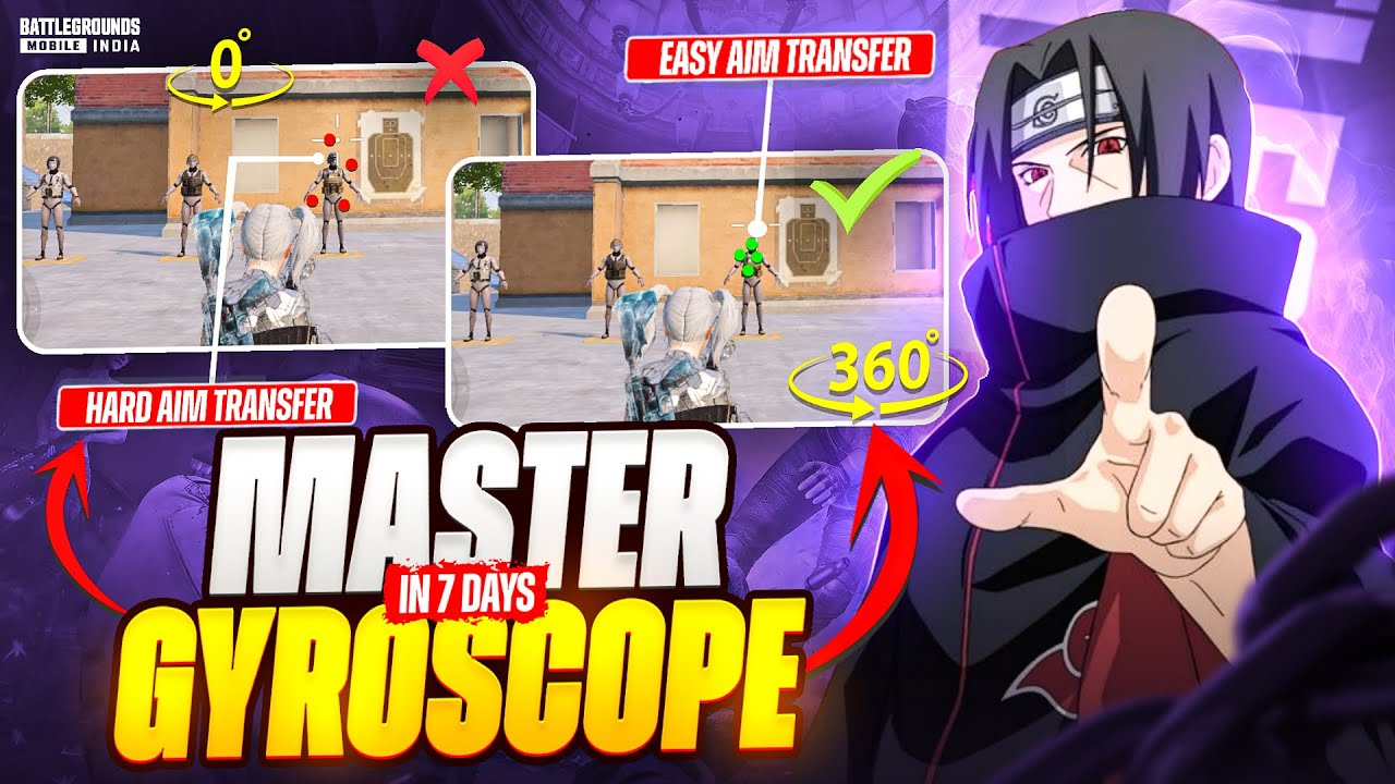 How To Master Gyroscope in BGMI 🔥 Best Gyro Sensitivity (Beginner to Pro Guide✅)
