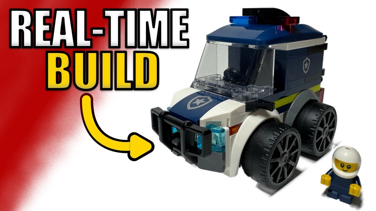 LEGO City Rides 60481 Police Truck Real-Time Build