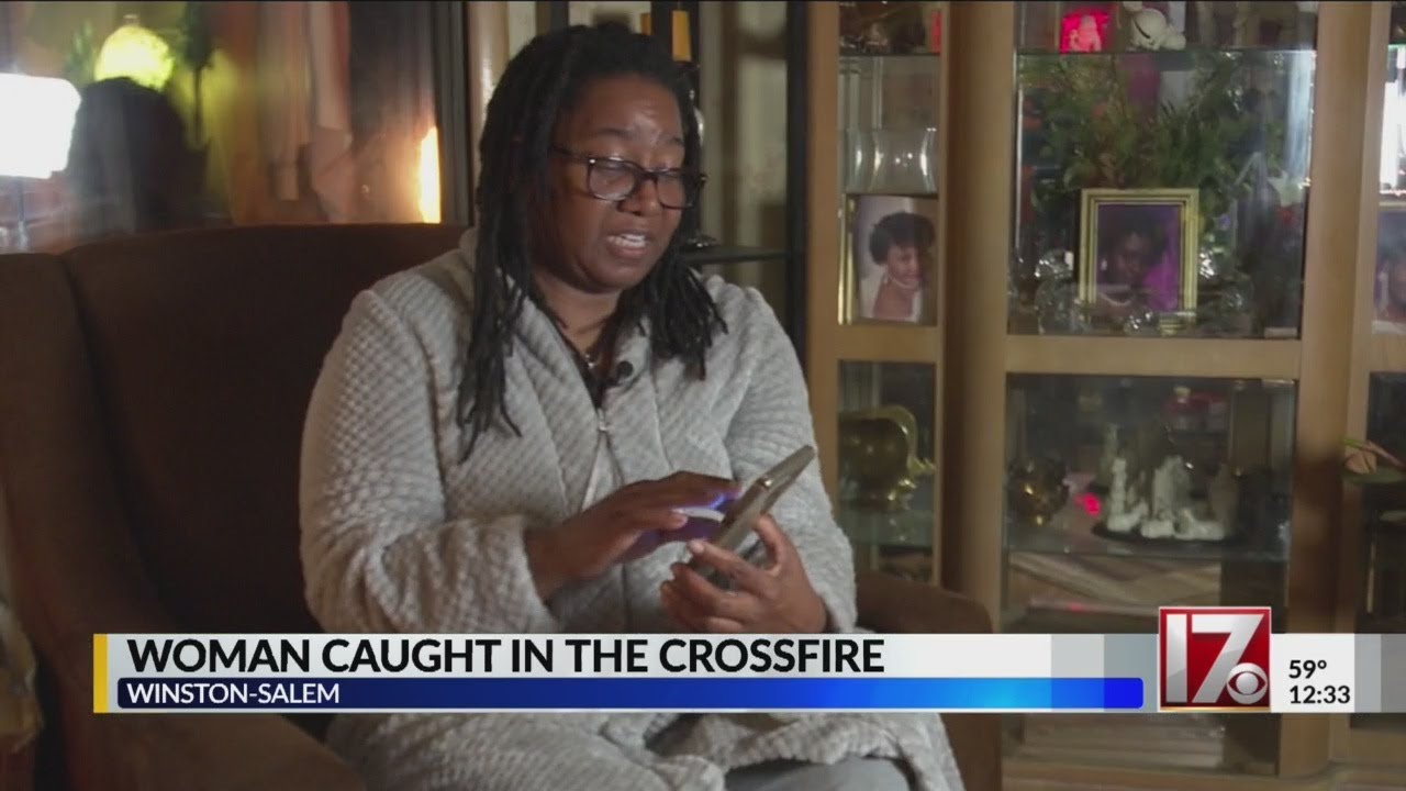 NC woman caught in the crossfire