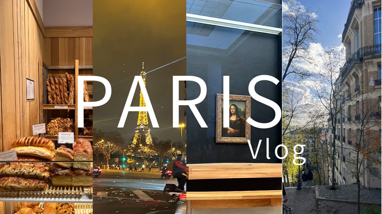 パリ旅行Vlog｜6泊8日旅行好き女ひとり旅🇫🇷わくわくドキドキ初めてのパリ。初日の出発〜オランジュリー美術館、街歩きなど！DAY1-2