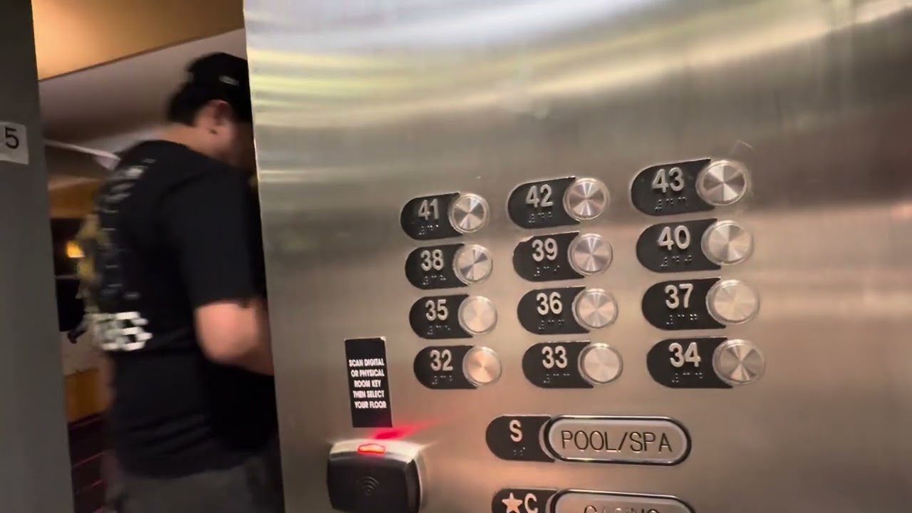 High-rise Elevators at the borgata, Hotel and Casino, Atlantic City NJ. READ THE DESCRIPTION!