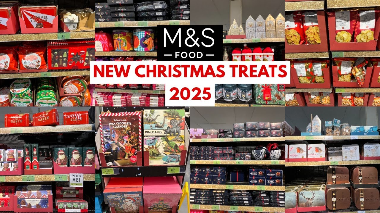 M&S NEW CHRISTMAS PUDDING, COOKIES & CHOCOLATES WITH PRICE 2025 | M&S HAUL | TRAVELANDSHOP WITH ME