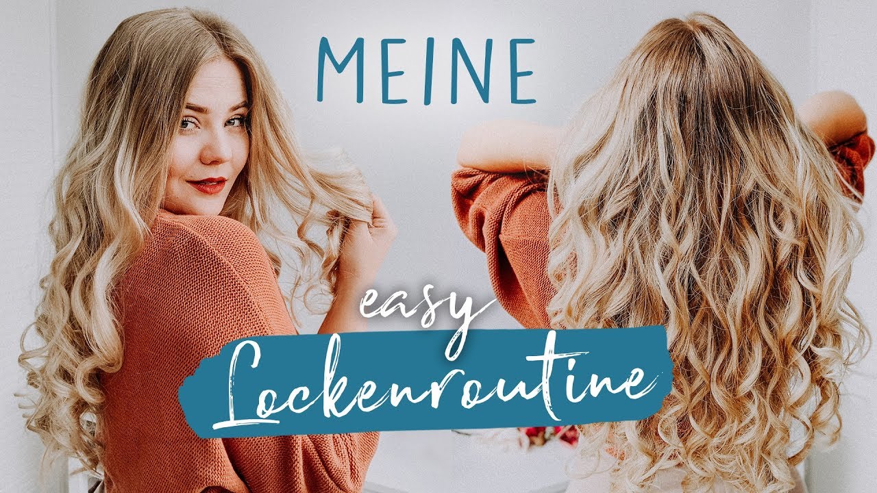EASY LOCKEN, die LANGE BEI JEDEM halten! 🙌🏻 - Für Glatte, Lange & Mittellange Haare! | Tutorial