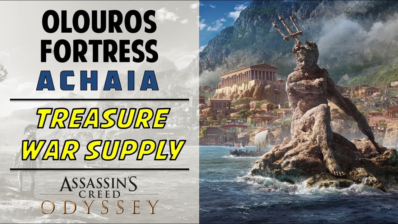 Olouros Fortress, Achaia | Loot Treasure & War Supply Location | ASSASSIN'S CREED ODYSSEY