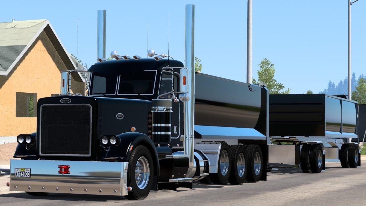 Peterbilt 389 Dump Truck | CAT 3406B | 1.43 American Truck Simulator Gameplay