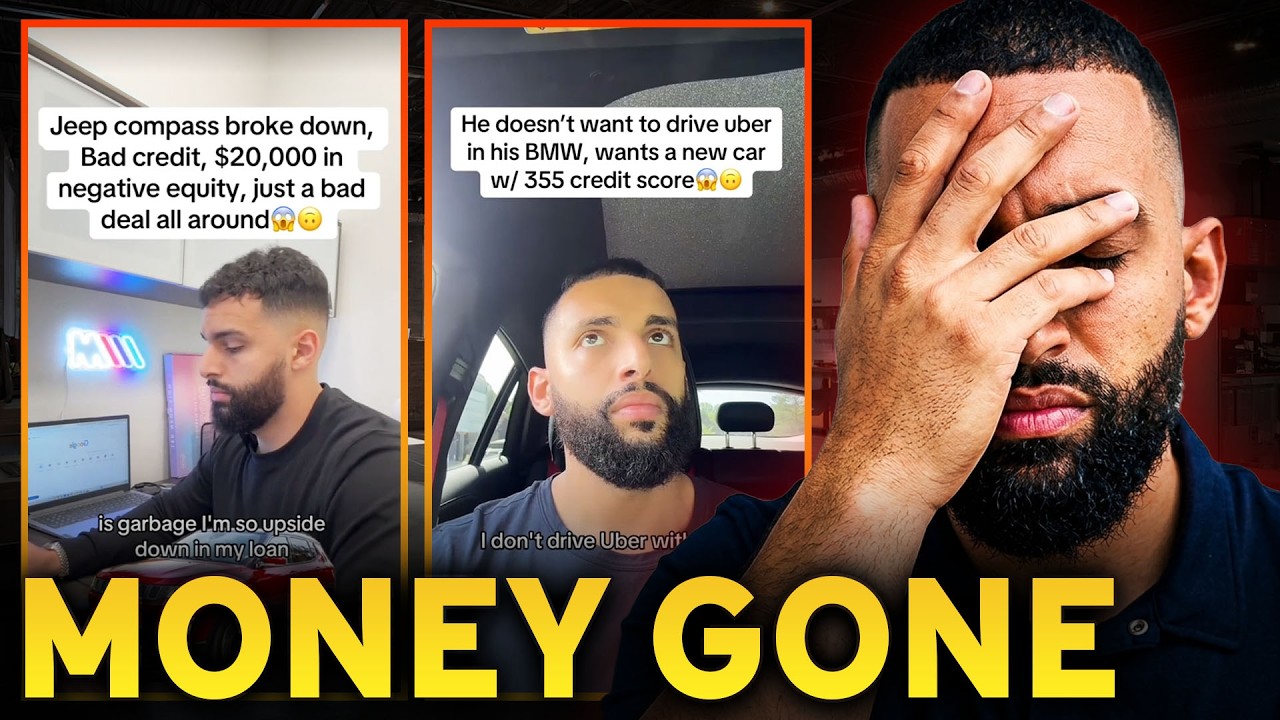 У него долг в 15 000 долларов по кредиту на Tesla Model 3 с пробегом 100 000 миль | 30 минут мучи...