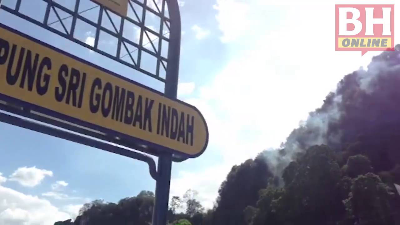 Hutan di Batu Caves terbakar
