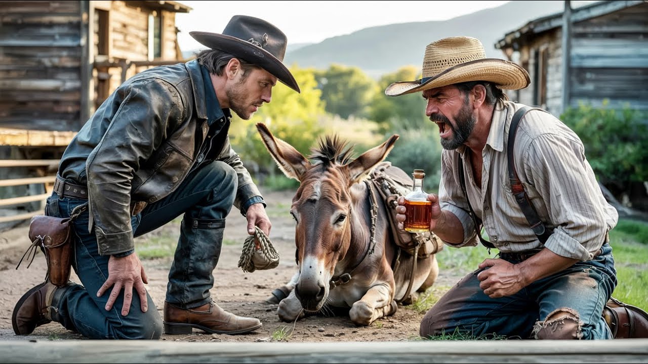 A Drunken Farmer Sold a Useless Donkey for a Bottle of Whiskey — But the Cowboy Had Shocking Plans