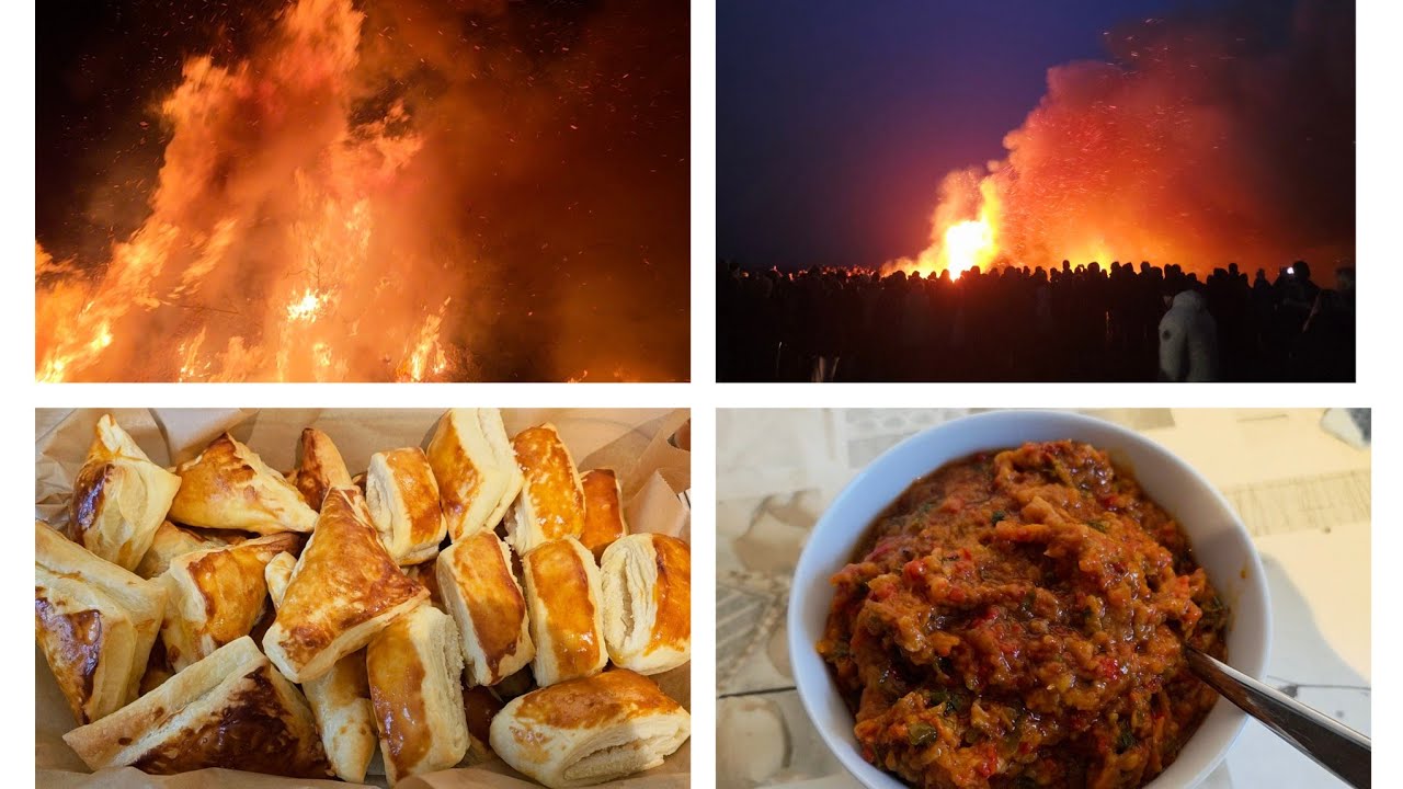 Պահքային ուտեստներ🥙/Հրաժեշտ ձմռանը🌿🌥/Մեծ խարույկ ծովի ափին🔥