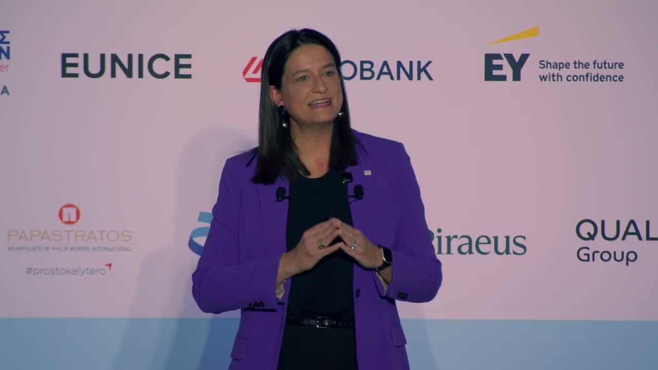 «Rebrain Greece» Νέα Υόρκη | Ομιλία της Υπουργού Εργασίας και Κοινωνικής Ασφάλισης, Νίκης Κεραμέως