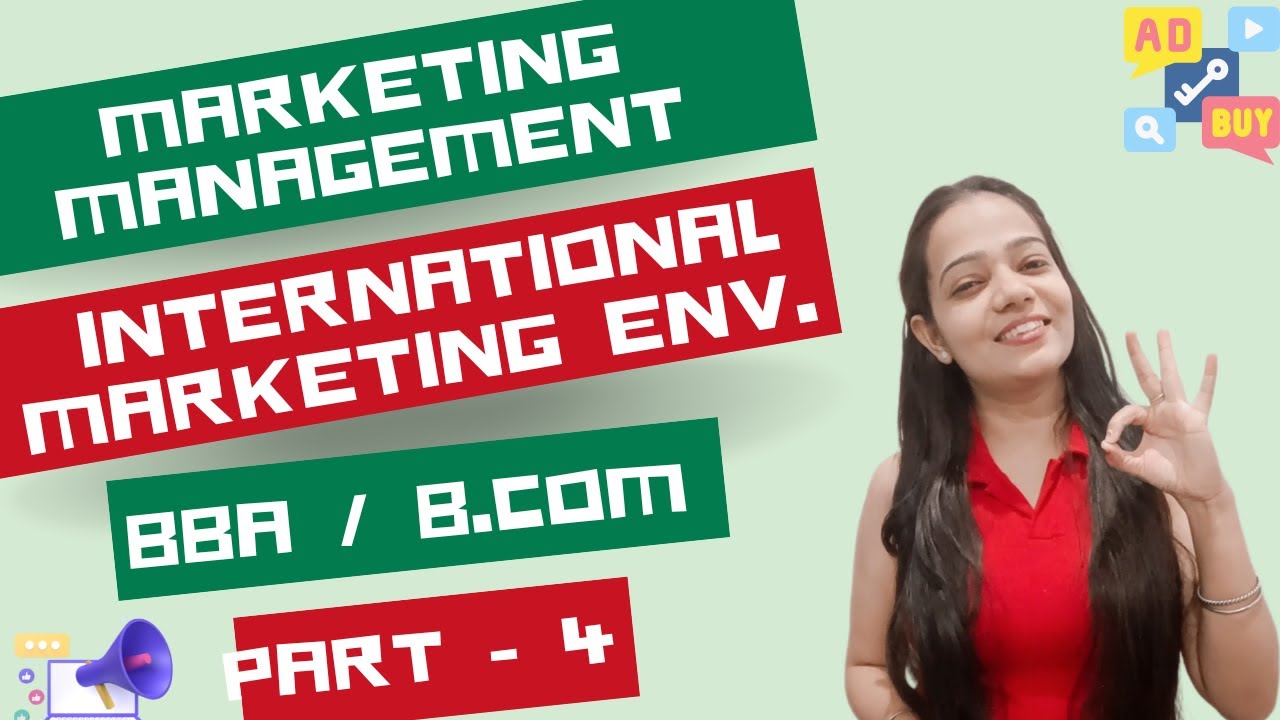 Marketing Management | International Marketing | Part - 4 |BBA / B.Com / MBA / M.Com | #bbabcom