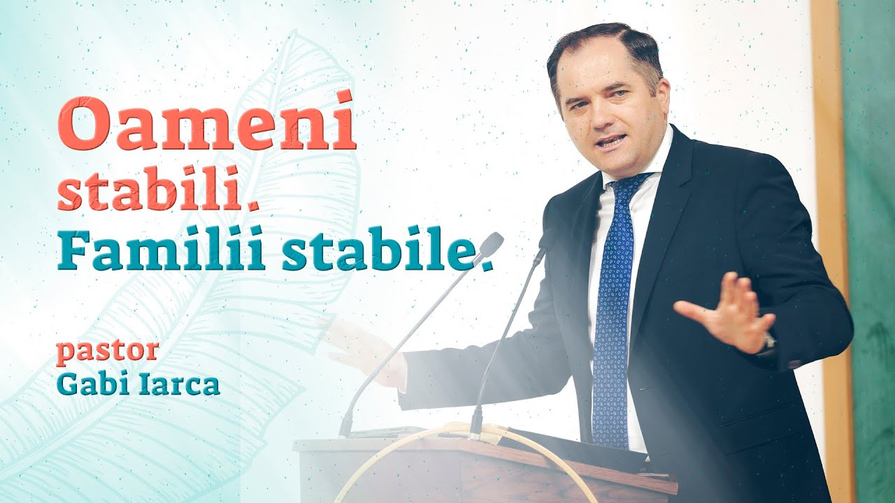 Gabi Iarca | Oameni stabili. Familii stabile | 07.02.2026