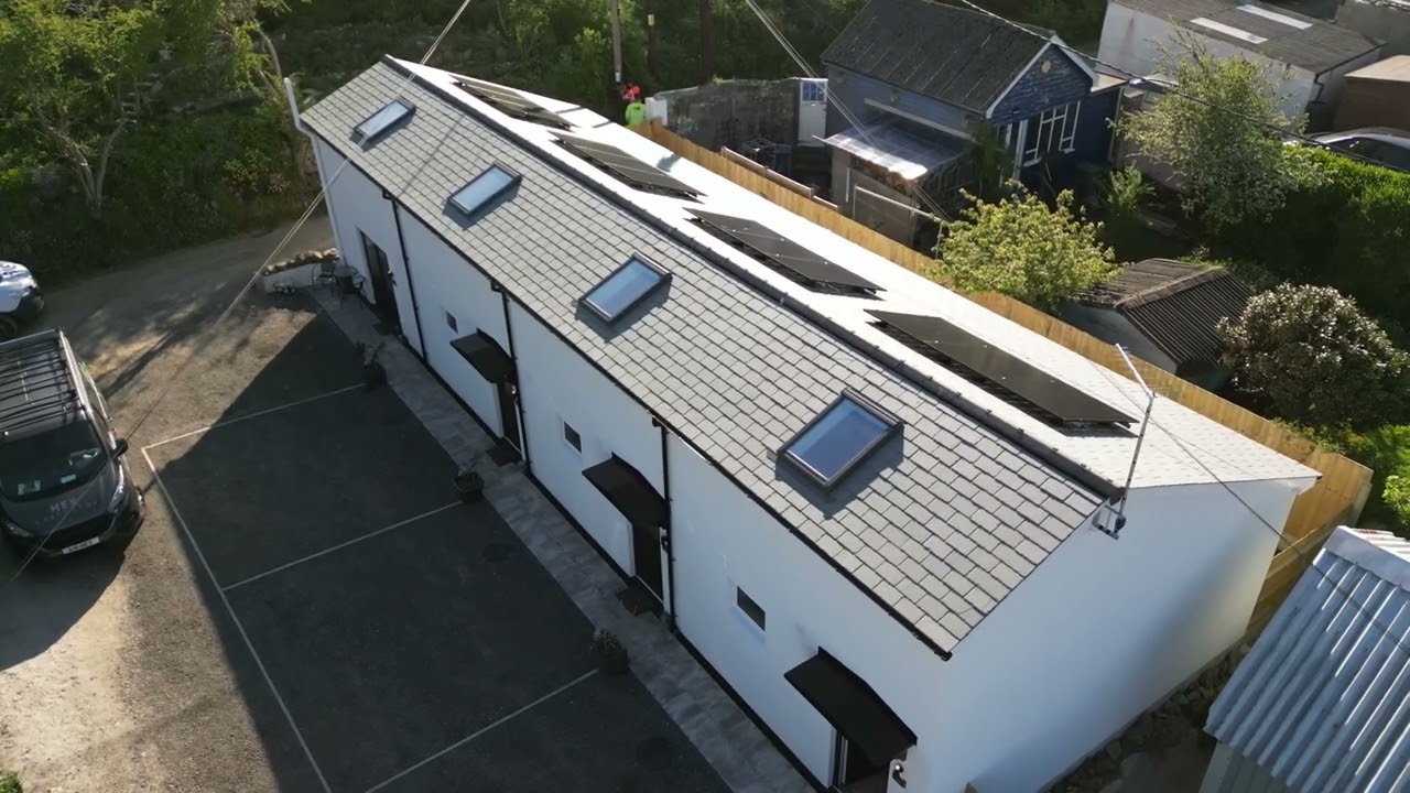 Breathtaking Aerial Journey through the Stages of this Cornwall Build!