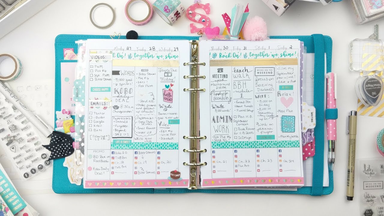 PLAN WITH ME | August 27 2018 | Custom Business Planner