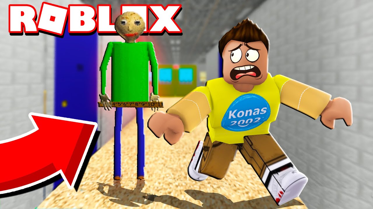 Roblox Baldis Basics ! || Roblox Gameplay || Konas2002