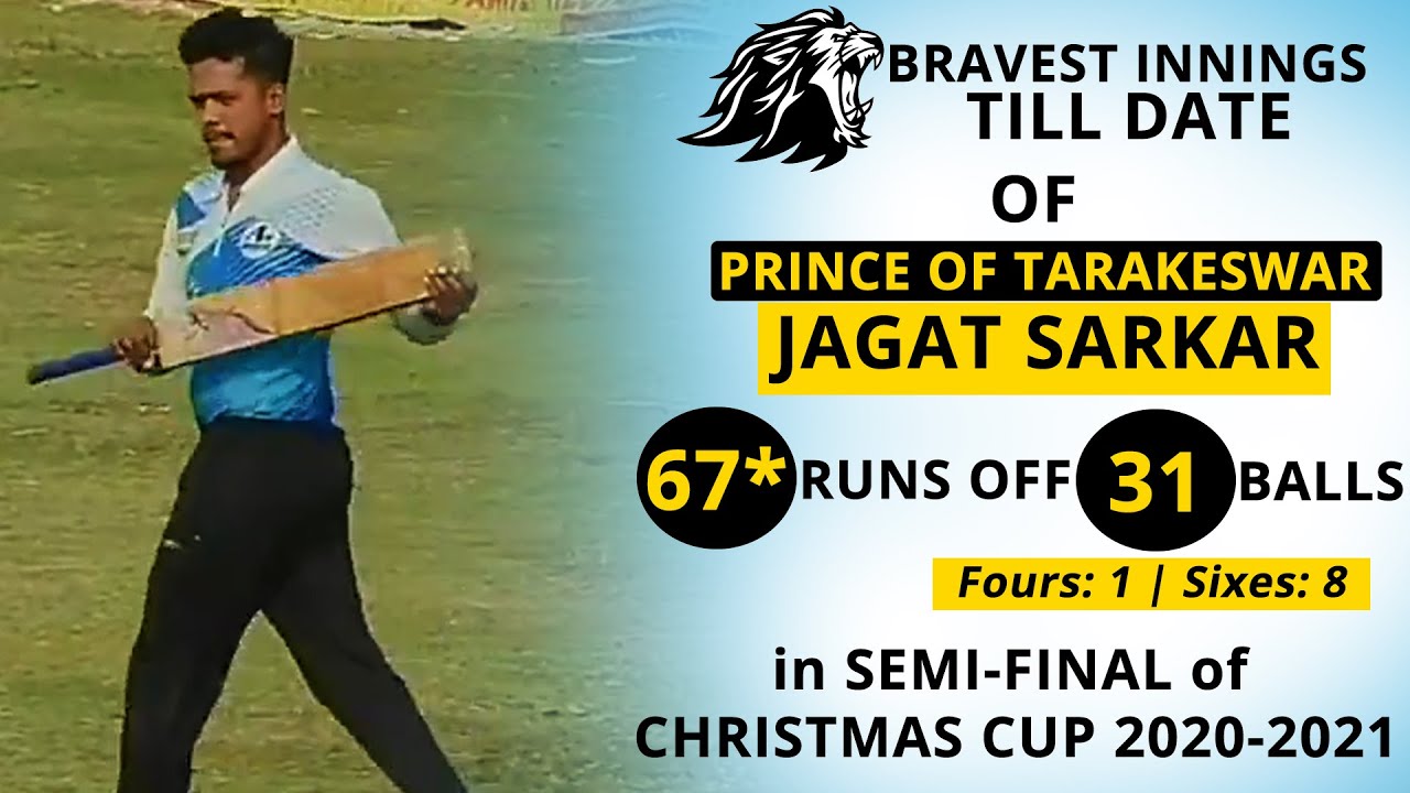 Jagat Sarkar's Bravest Knock Till Date of 67* Runs Off 31 Balls at Bakhrabad Christmas Cup 2020-21