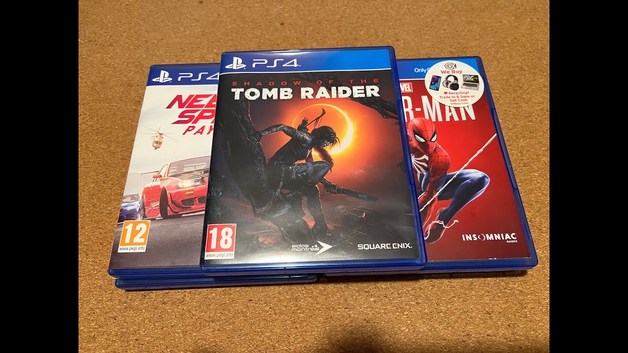 ASMR Whispered Ramble | PS4 Video Game Collection + Letter Tracing