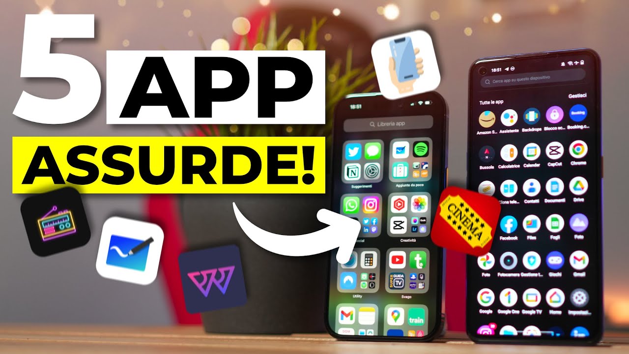 5 APPLICAZIONI ASSURDE CHE DEVI PROVARE SUBITO!!!! (Android)
