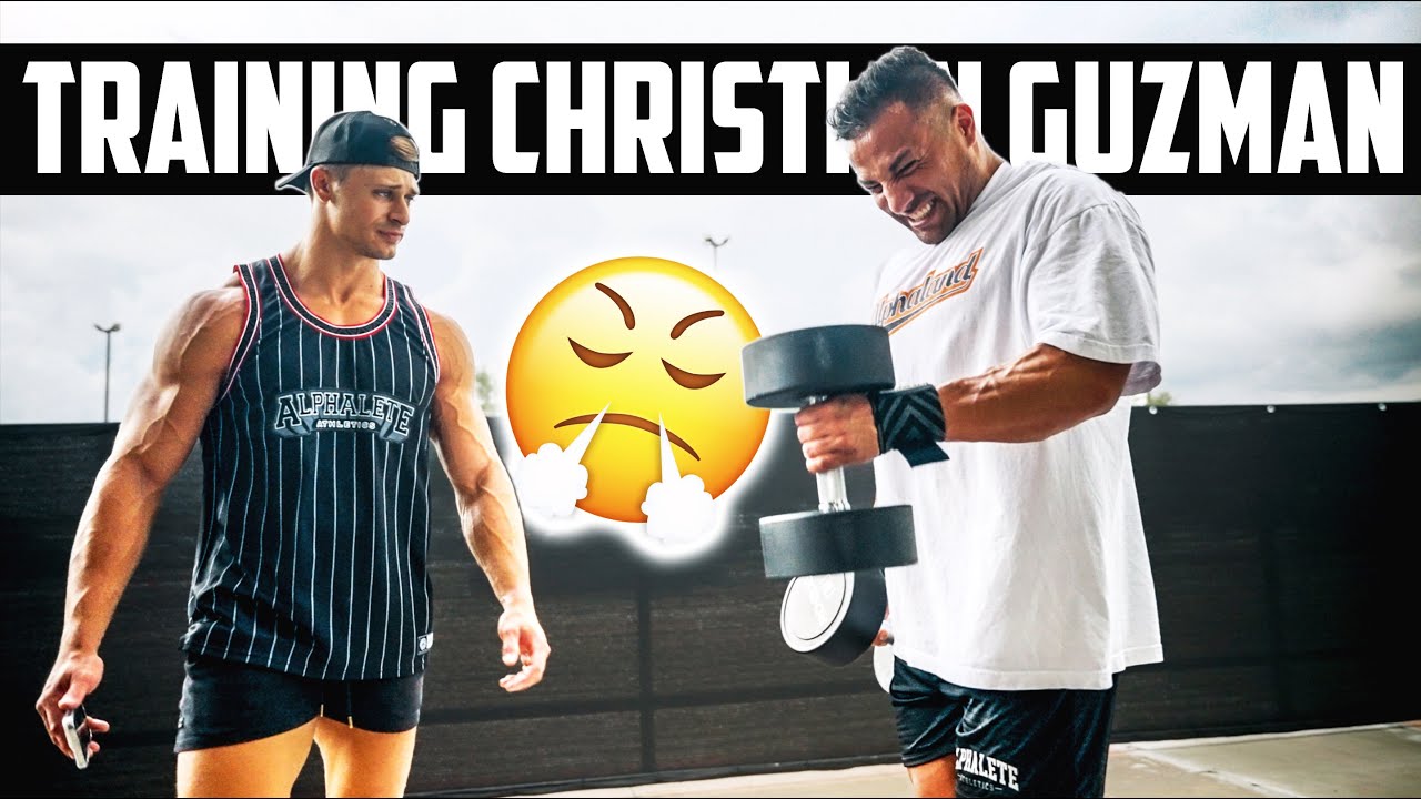 TRAINING CHRISTIAN GUZMAN FOR THE DAY | ARM DAY AT ALPHALAND!!