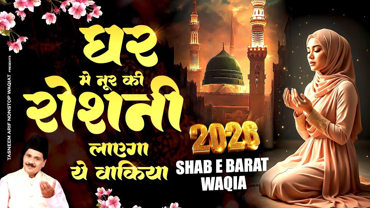 2026 Shab E Barat Waqia - घर में नूर की रोशनी लाएगा ये वाक़िआ - Haji Tasneem Arif ~ Nonstop Waqia