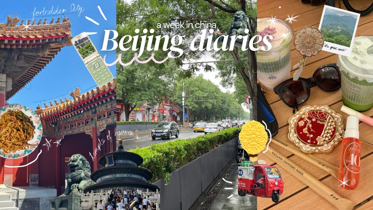 China travel vlog 🪷| forbidden city, the great wall, hutongs, halal food & more! 🇨🇳☁️🍜