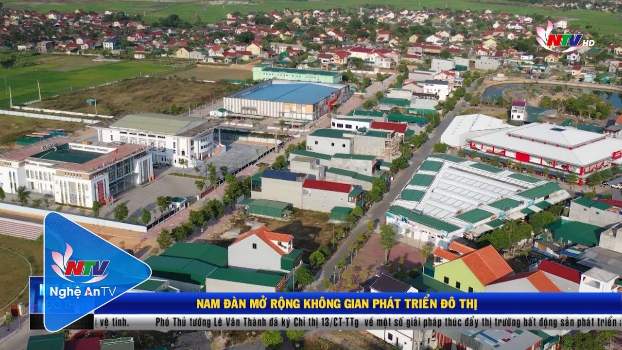 Nam Đàn mở rộng không gian phát triển đô thị | Nhịp sống đô thị