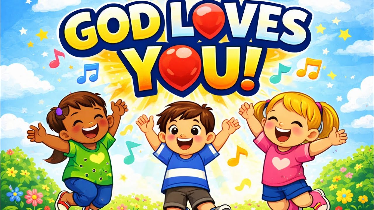 God Loves You SO Much! Fun Christian Song for Preschoolers #FaithBasedKids