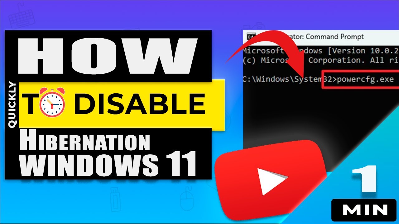 How to Disable Hibernation in Windows 11? Simple method!