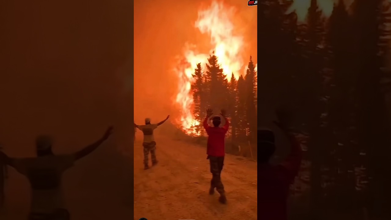 CANADA ON FIRE WITH EXTREME WILDFIRES #canada #fire