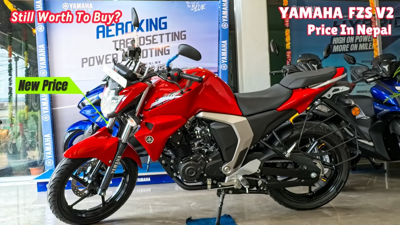 Yamaha Fzs V2 Price in Nepal 2024🇳🇵 | Yamaha Fzs v2 price.