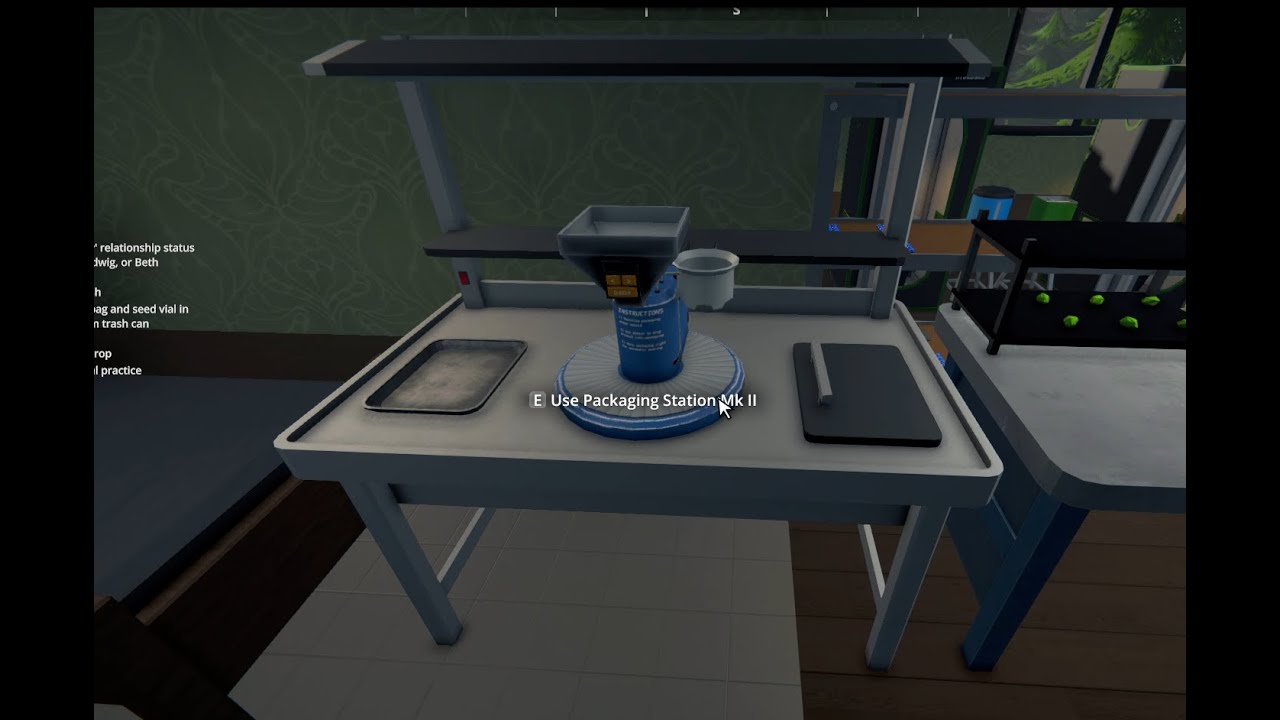 NEW PACKAGING STATION (Schedule 1 Episode 4)