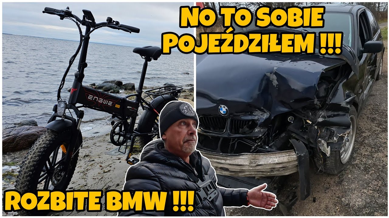 SZALONA JAZDA PO PLAŻY ENGWE EP 2 PRO !!!ROZBITE BMW I TO KONKRETNIE