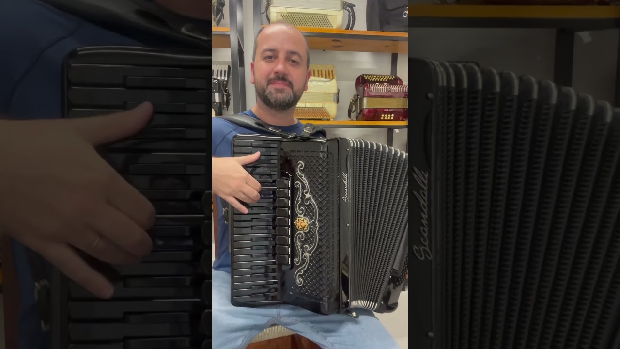 Acordeon Scandalli - Qualidade e Beleza Sensacional