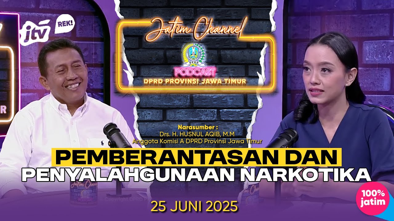 PODCAST JATIM CHANNEL - PEMBERANTASAN DAN PENYALAHGUNAAN NARKOTIKA