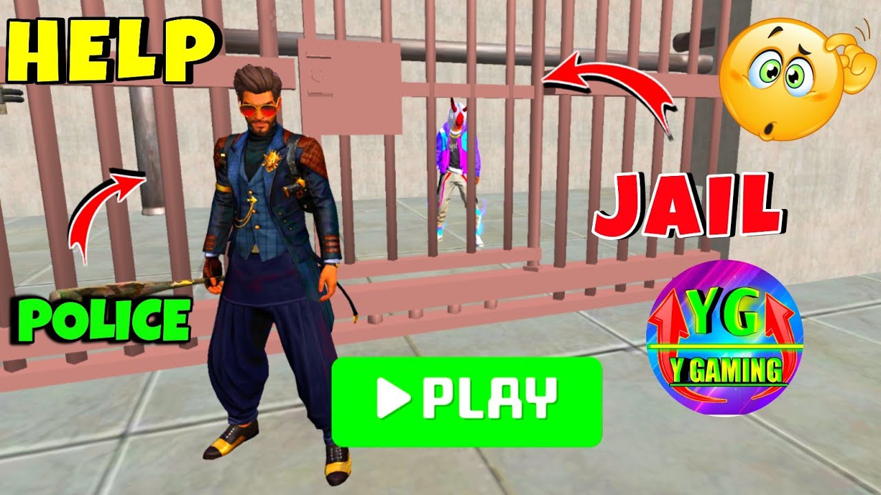 Y GAMING जेल 👮🚓 चला गया 😱 Help Me 🥺 अब Kya होगा 😭 PRISON RUN 👿 CRAFTLAND MAP 😎 Garena Free Fire 🔥
