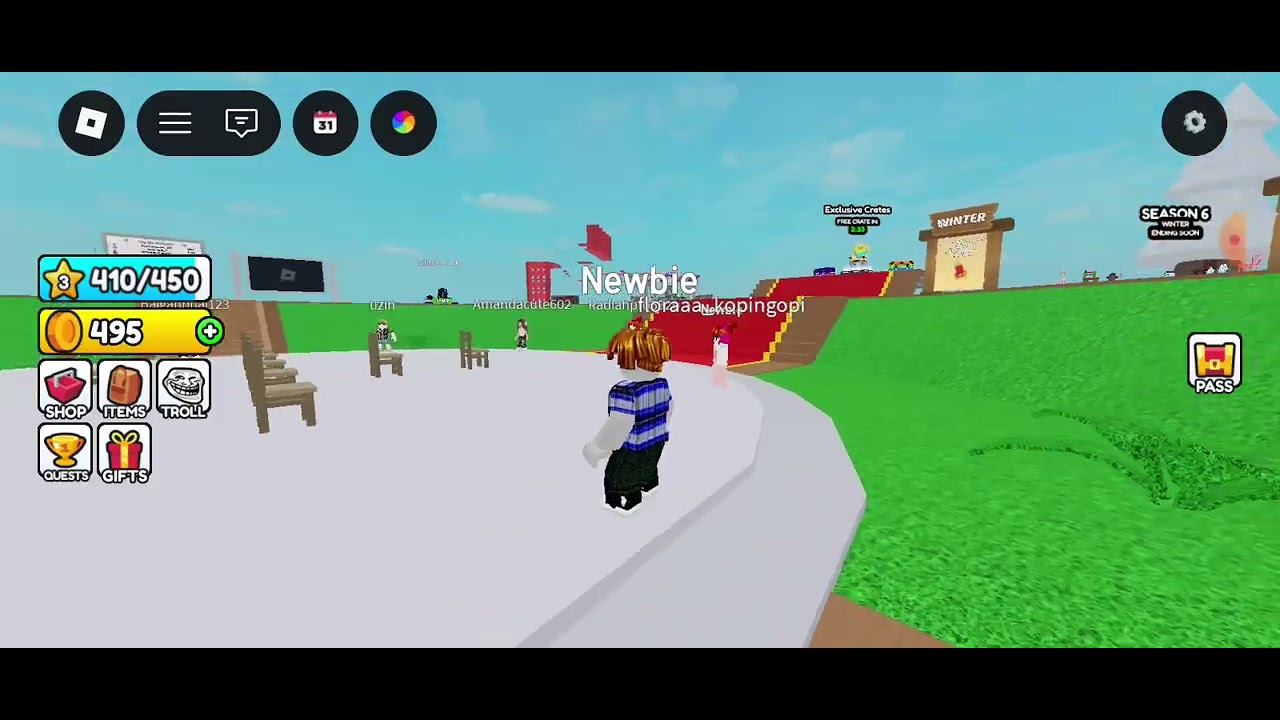 Musical Chairs In Roblox!