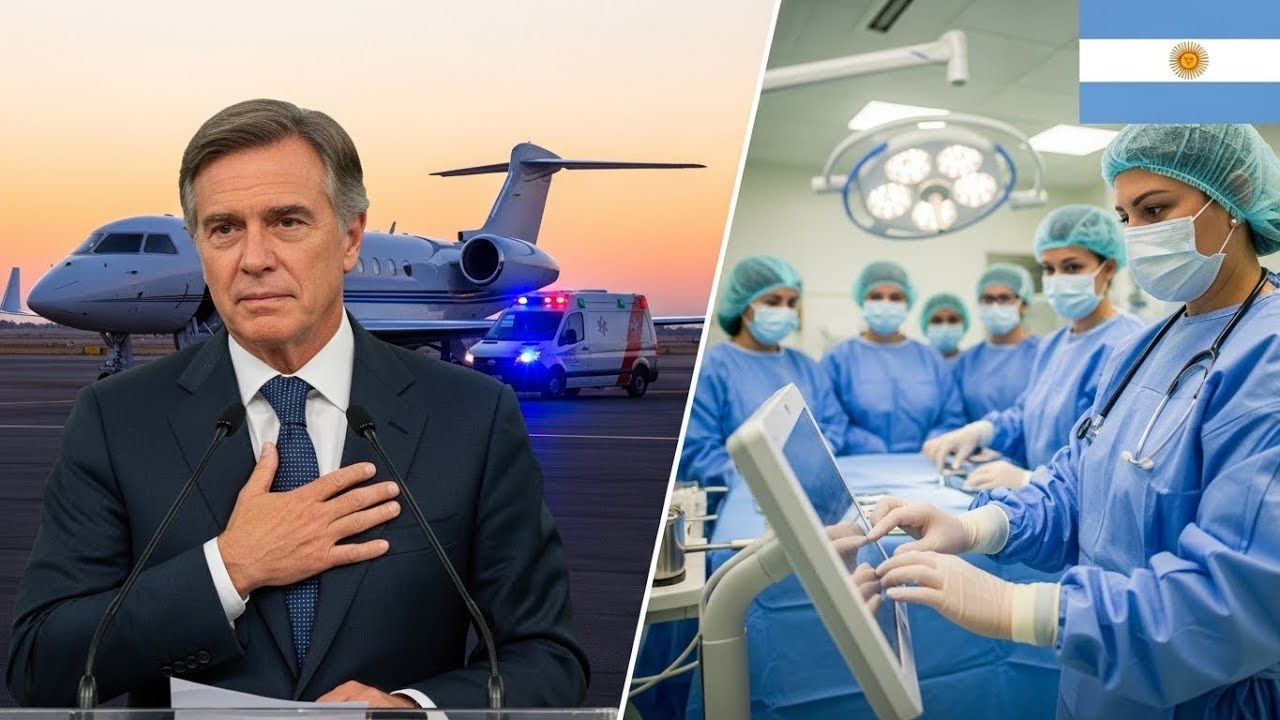 Rey de España elogia la medicina argentina tras aterrizaje de emergencia en Ezeiza.