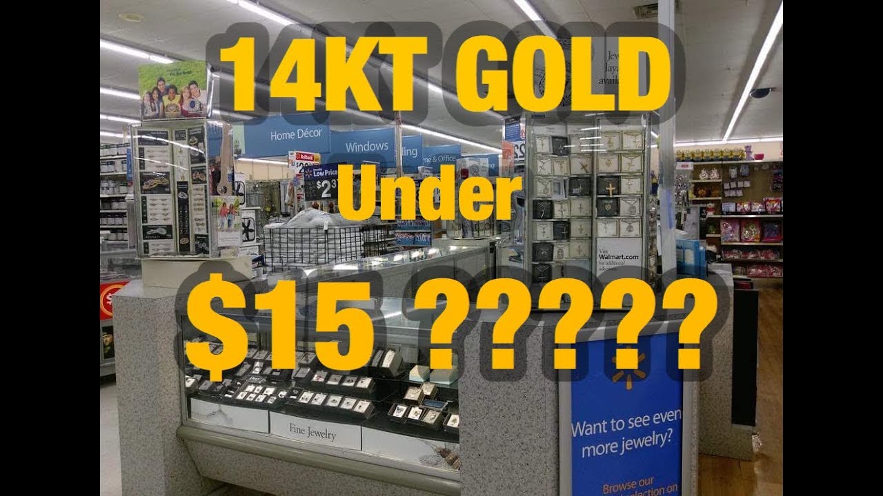 MUST WATCH till the end and RUN to WALMART 14KT GOLD